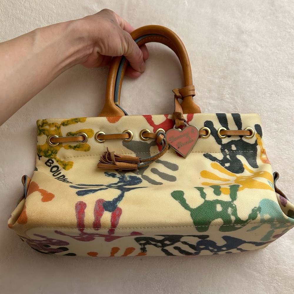 Vintage Dooney & Bourke handprint bag vintage